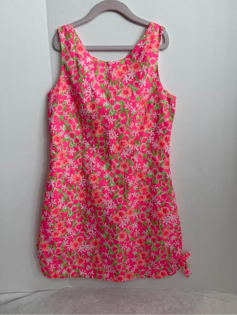 Lilli Pulitzer Girls Floral Pink Sundress Size 12